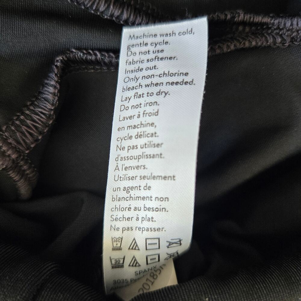 Spanx Black Camo Leggings Stretch Slimming High Rise Stretch Women Small - Picture 12 of 12